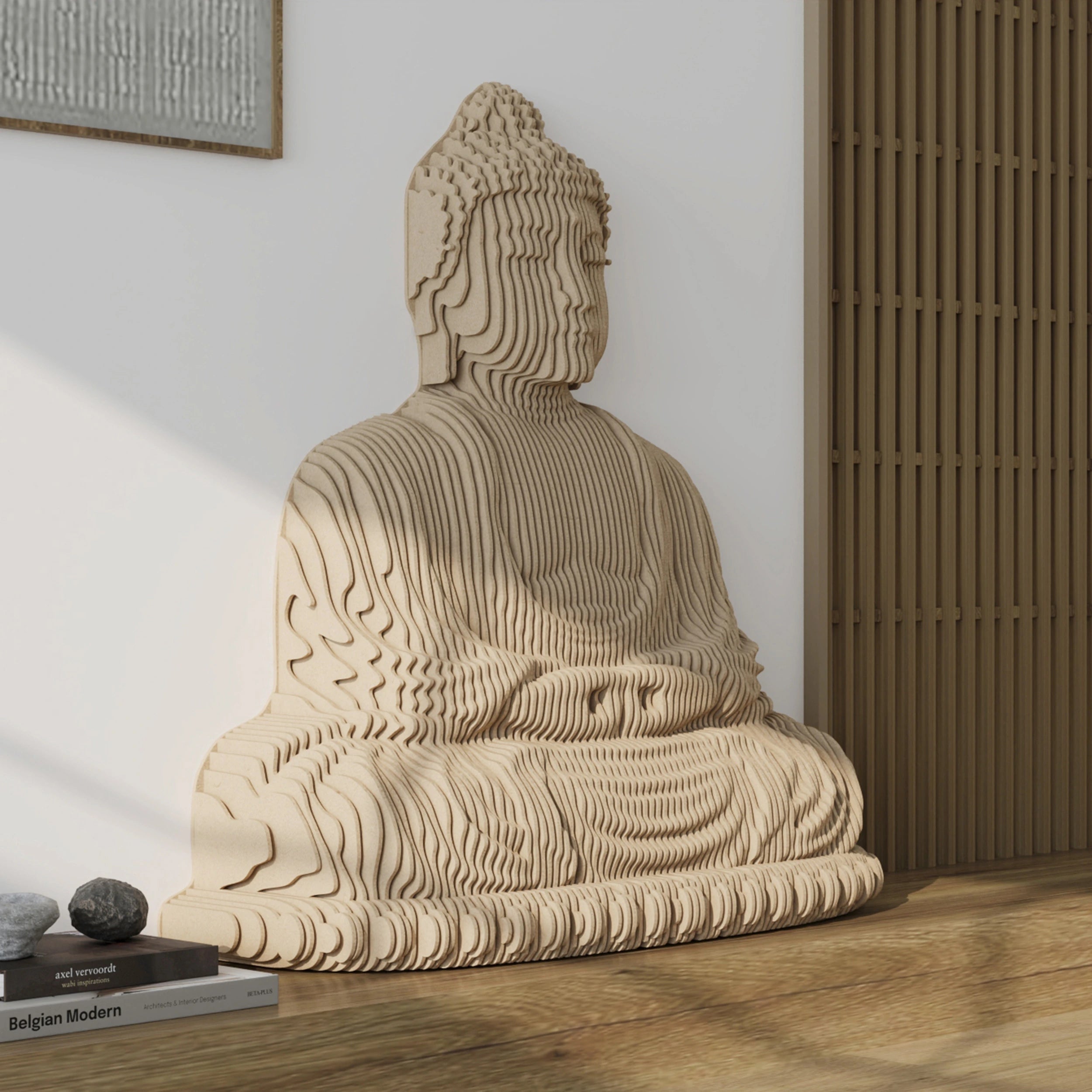 Modern 3D Buddha Wall Sculpture  3D Wall Art.